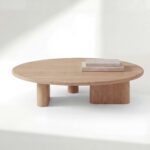 Круглый журнальный столик CANDY Wood массив
