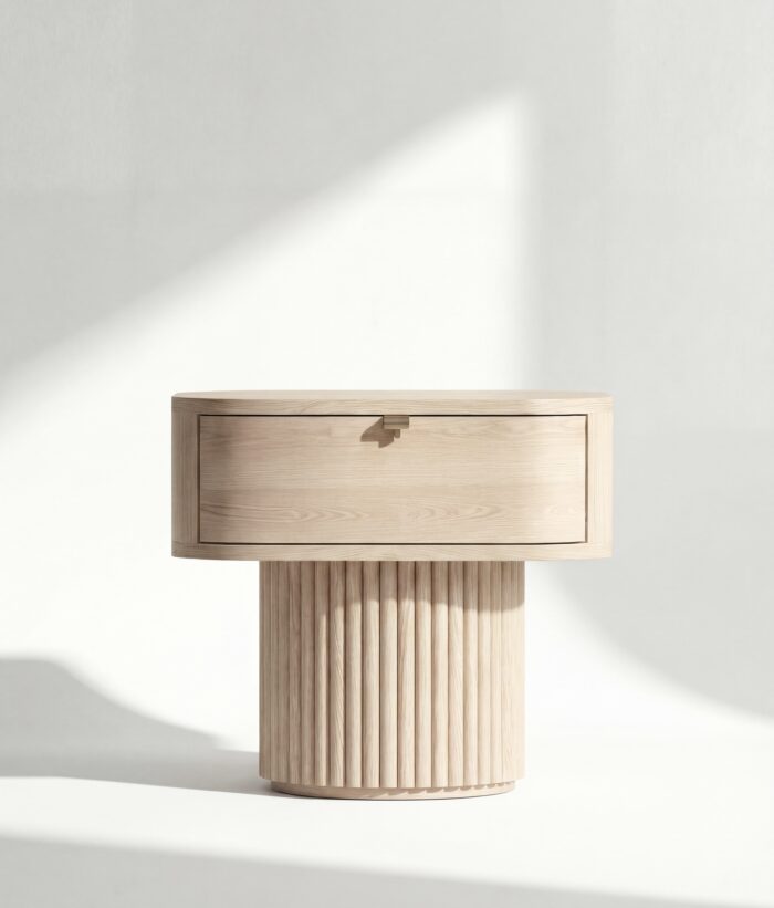 Тумбочка CANNELÉ Wood с рейками — изображение 1
